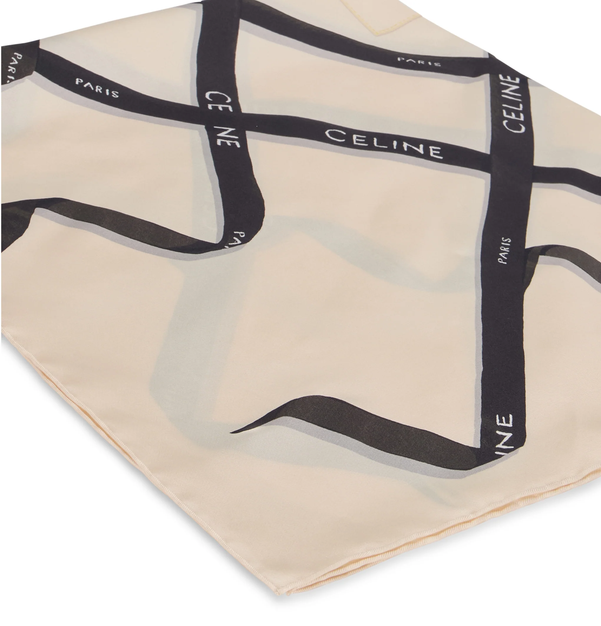 Celine Silk Twill Scarf - 90 cm - Image 3
