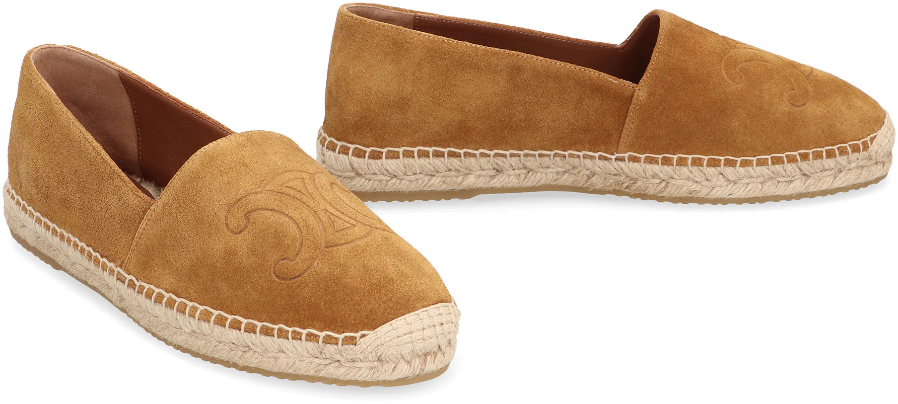 CELINE Triomphe Suede Espadrilles - Image 3