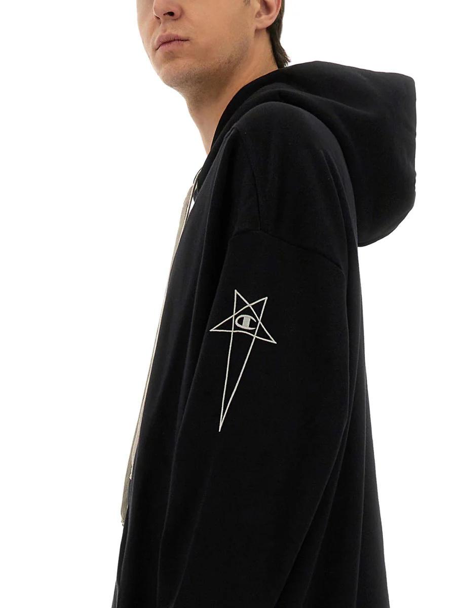 CHAMPION X RICK OWENS Jumbo Jason's Hoodie - Image 4