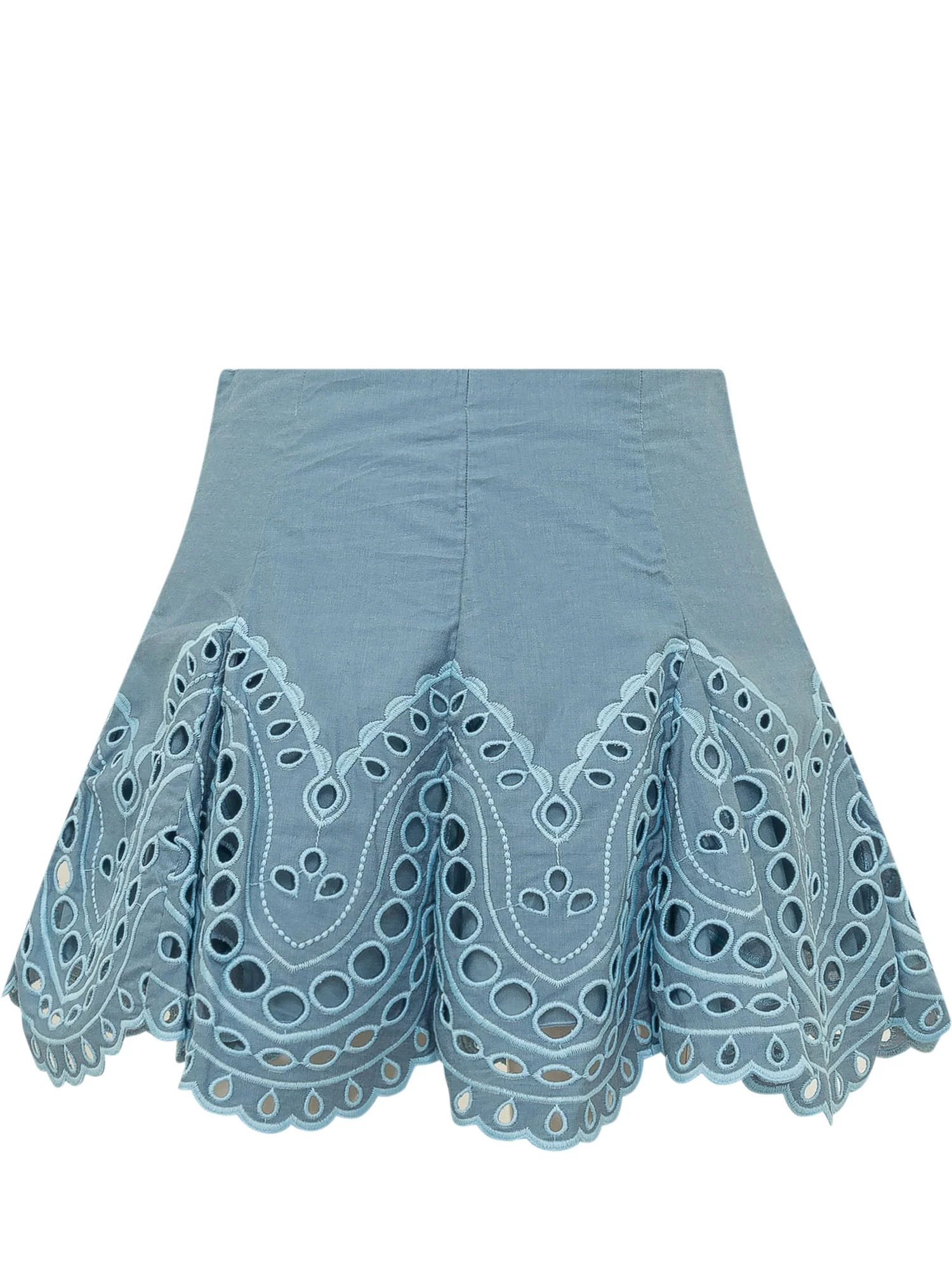 Charo Ruiz Ibiza Mini Sail Skirt with Embroidered Details - Image 2