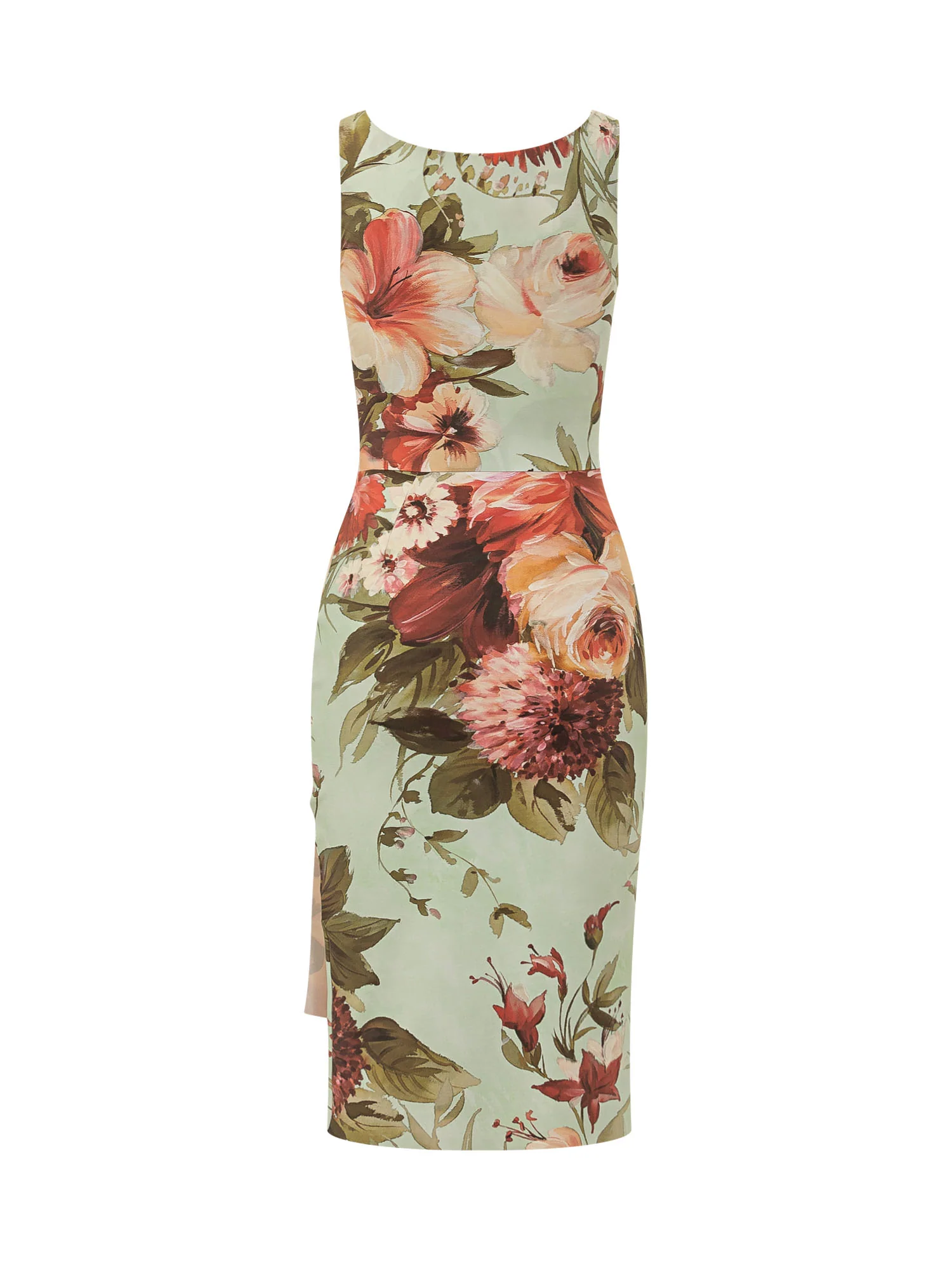Chiara Boni Mini Suit with Floral Print and Draped Details - Image 2