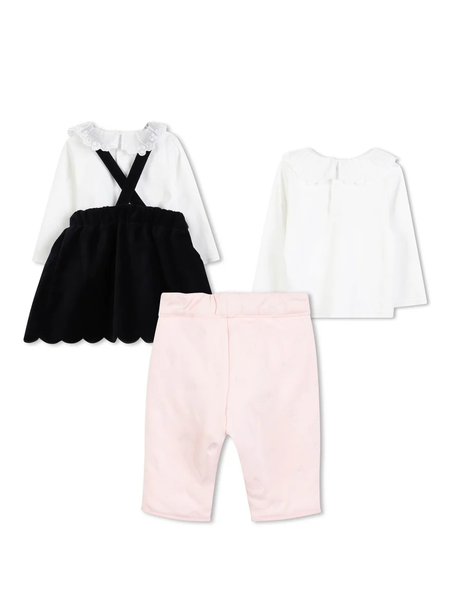 CHLOÉ Baby Gift Set Dress & T-shirt - Image 2