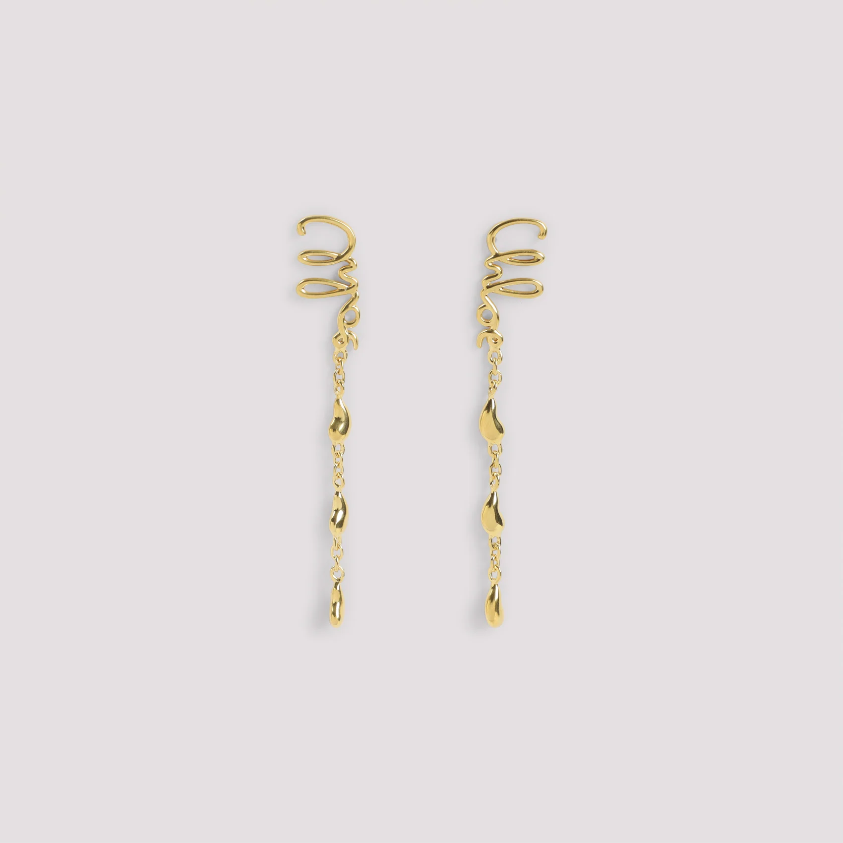 Chloe Brass Hoop Earrings - Image 7