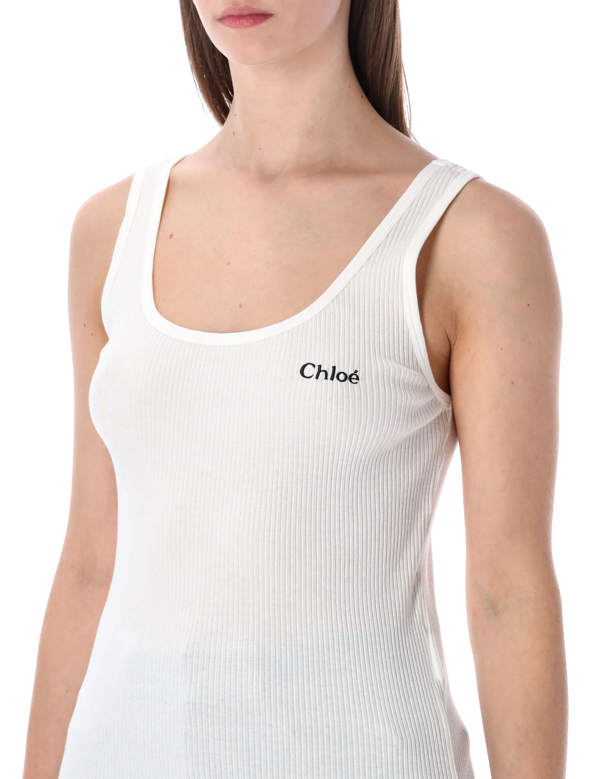 Chloé Chloè Logo Embroidery Top - Image 3