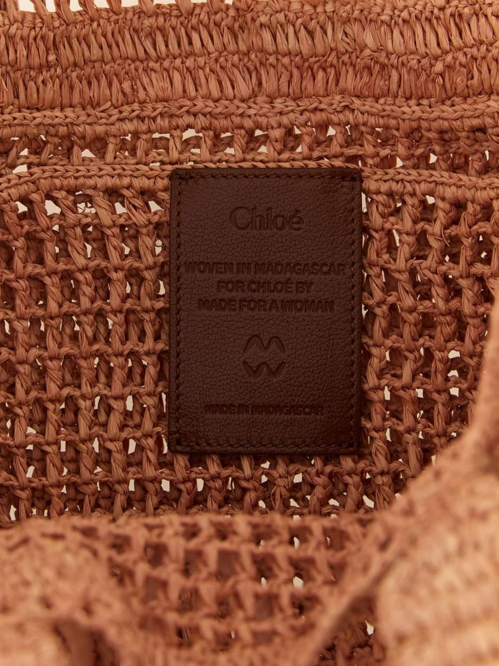 Chloé Chloè Summer Banana East-west Tote Bag in Raffia - Image 5