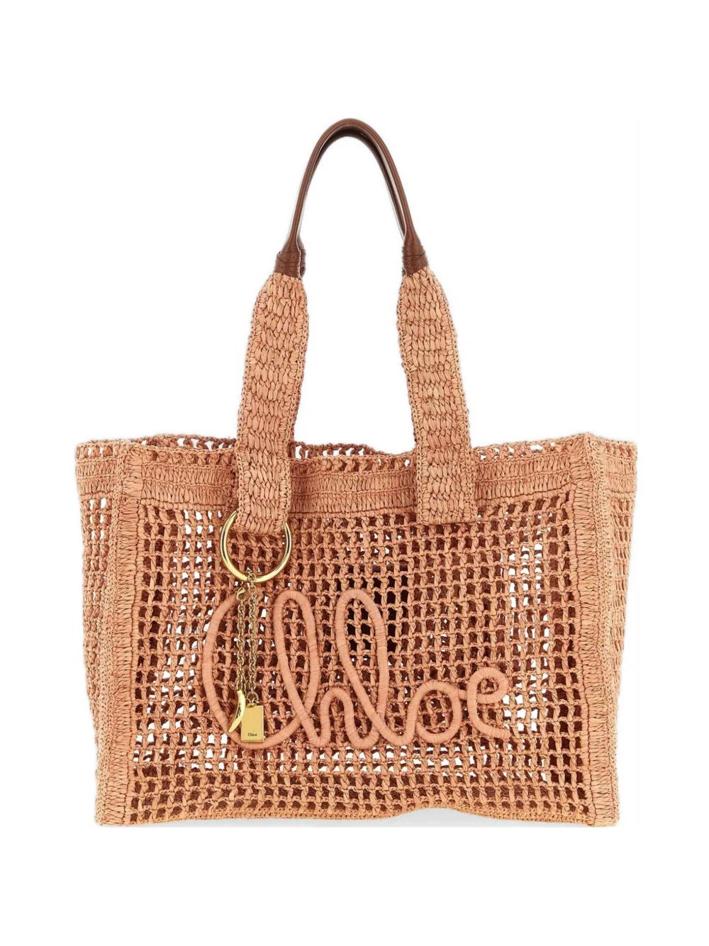 Chloé Chloè Summer Banana East-west Tote Bag in Raffia - Image 6
