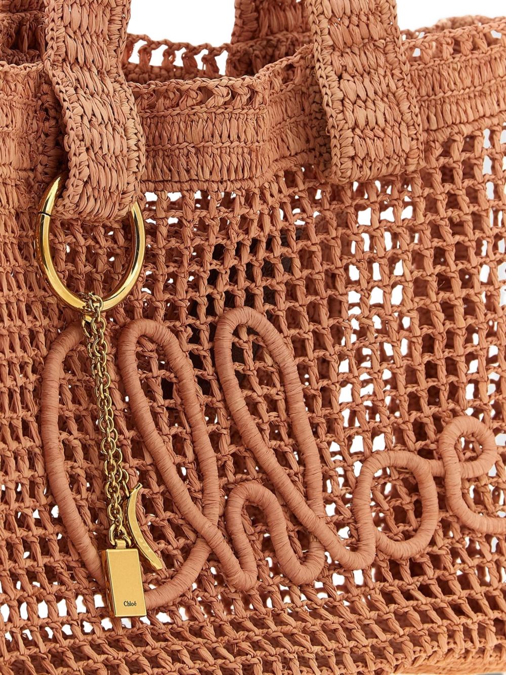 Chloé Chloè Summer Banana East-west Tote Bag in Raffia - Image 7