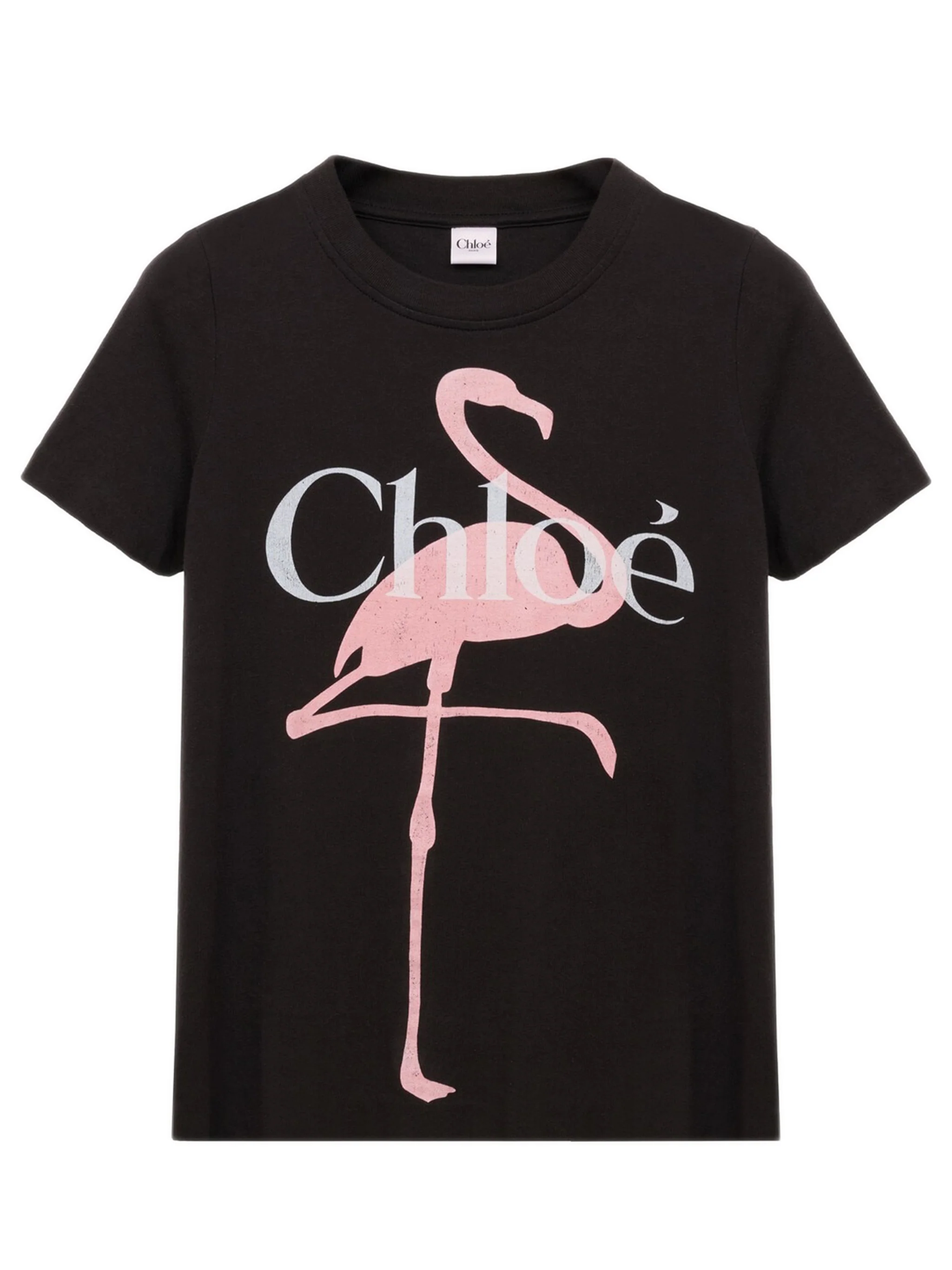 Chloé Cotton Logo Long Sleeve T-Shirt - Regular Fit - Image 2