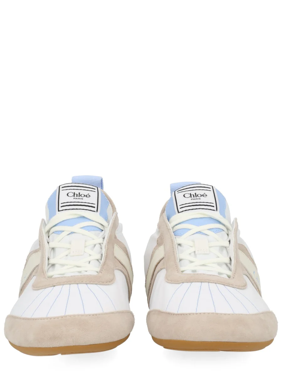 CHLOÉ Fabric and Suede Sneakers - Image 3
