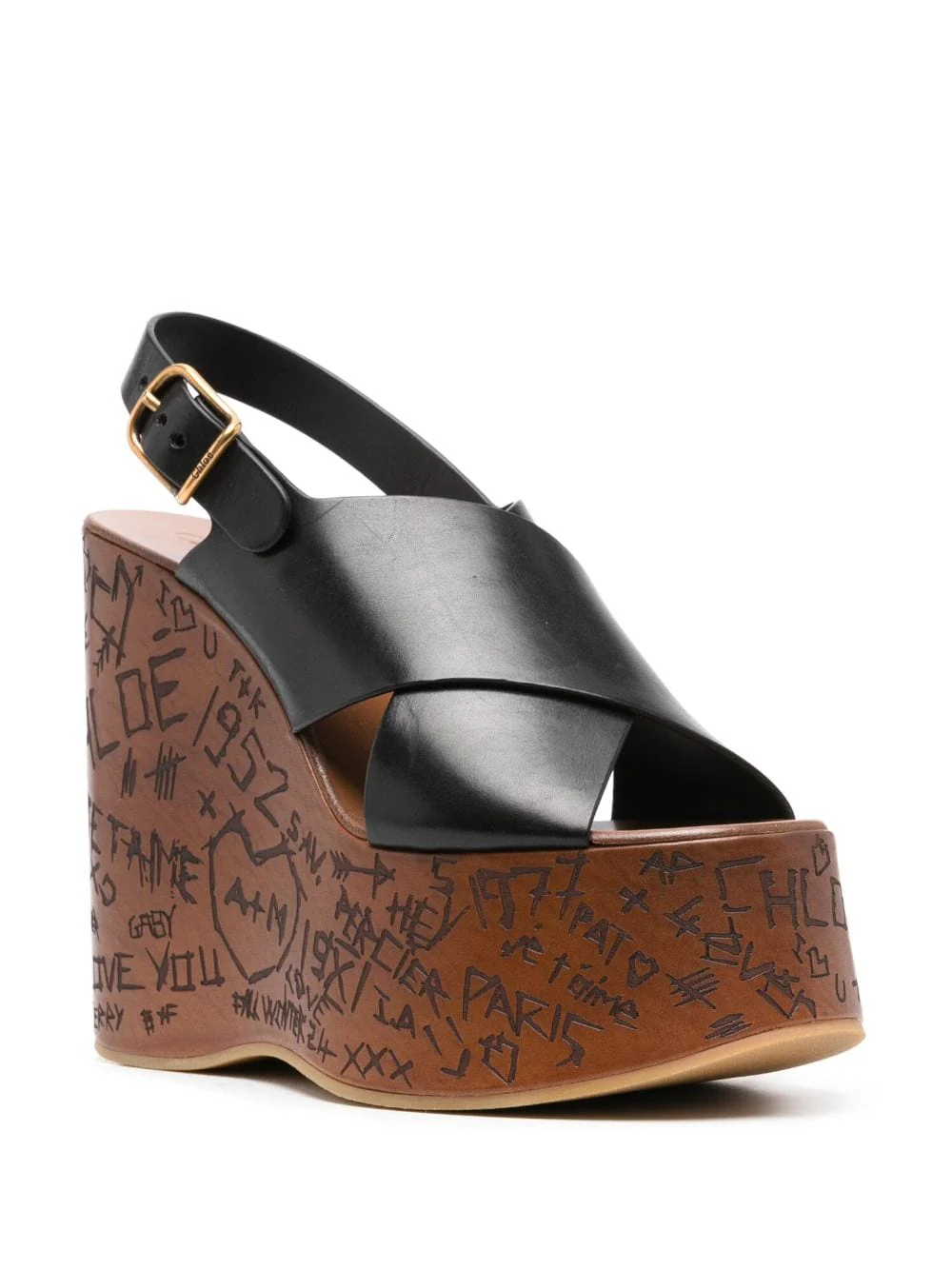 CHLOÉ Maxime Wedge Sandal - Image 4