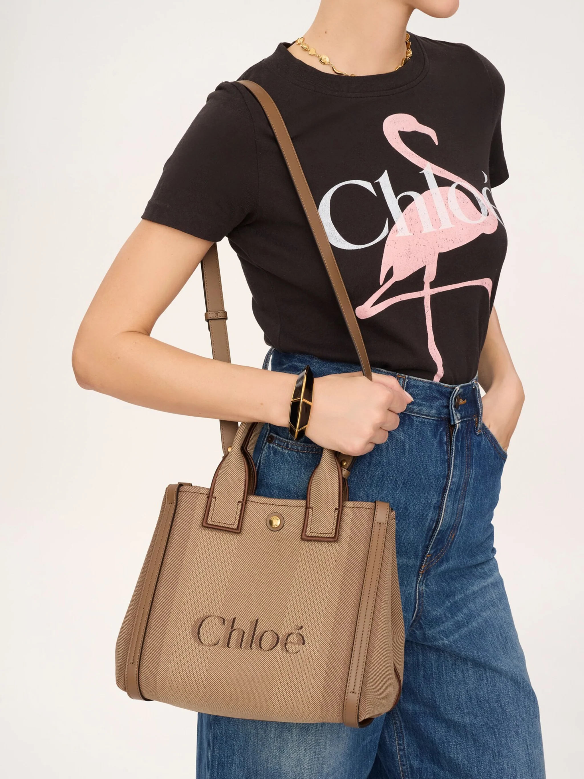 Chloé Mini Everyday Tote Bag - 23.5 cm Height, 27 cm Width - Image 2