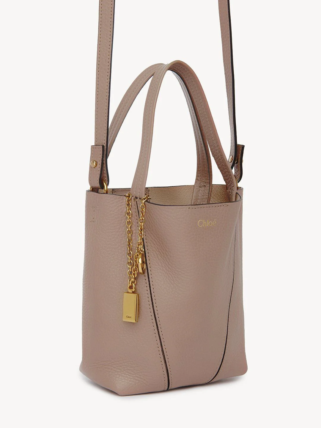 Chloé Mini Spin Small Tote Handbag - Image 4