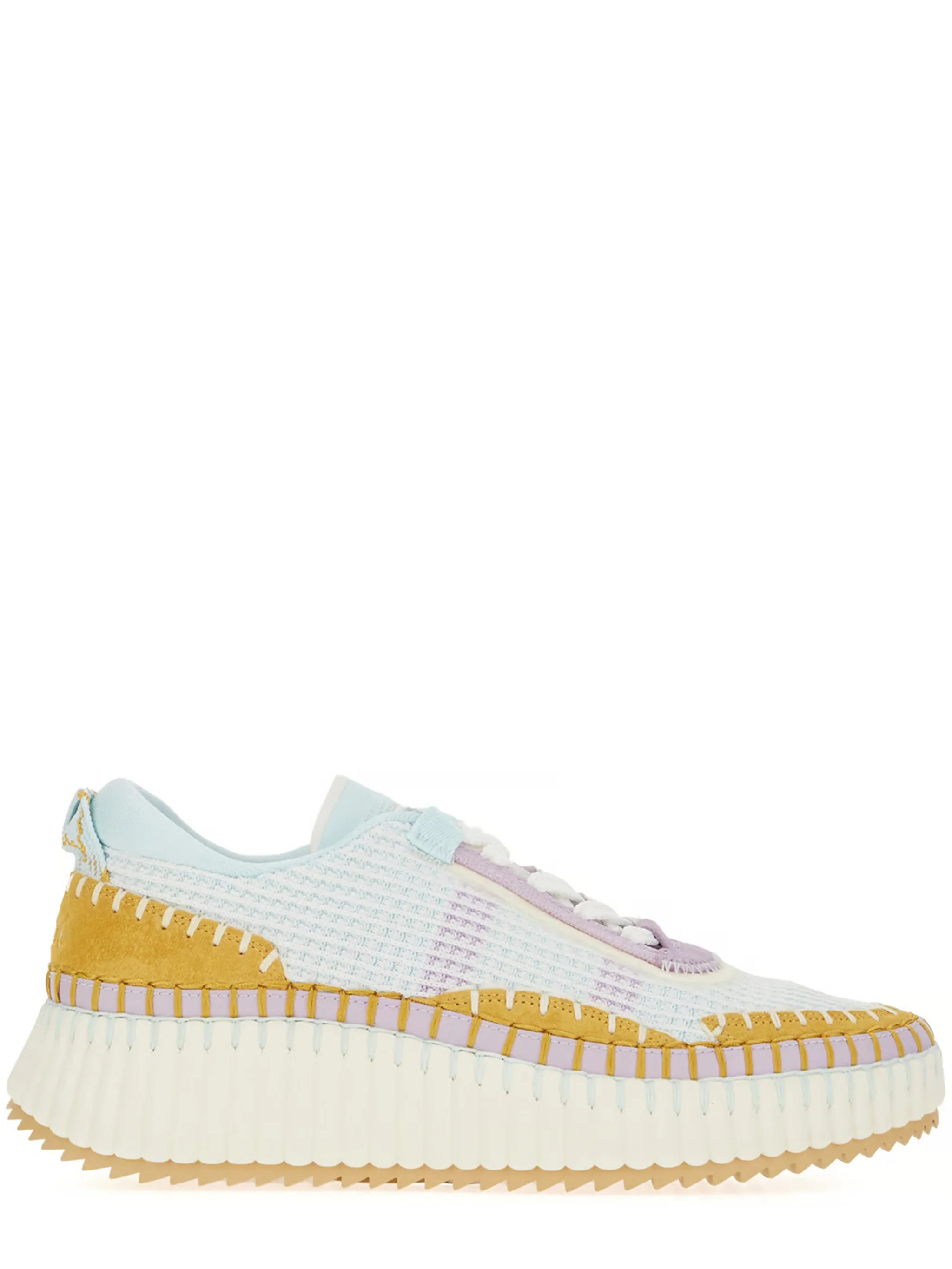 Chloé Recycled Material Lace-Up Sneakers for Women