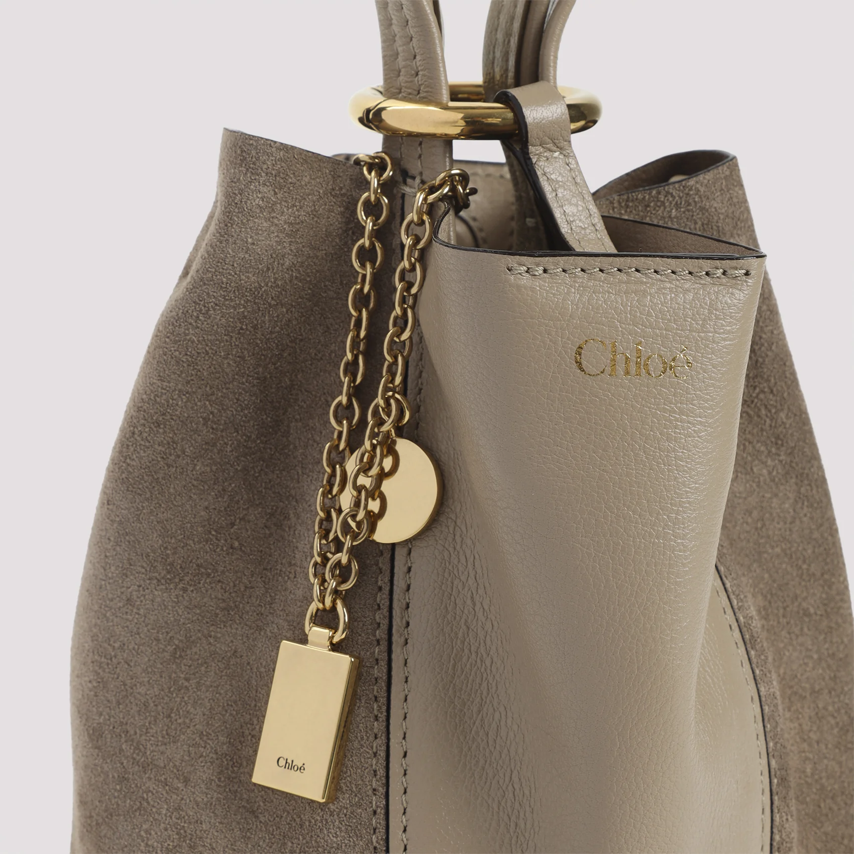 Chloe Spin Panelled Small Tote Bag - Image 5