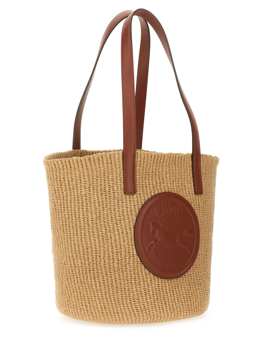 CHLOÉ Spin Tote Bag in Grained Leather - Image 4