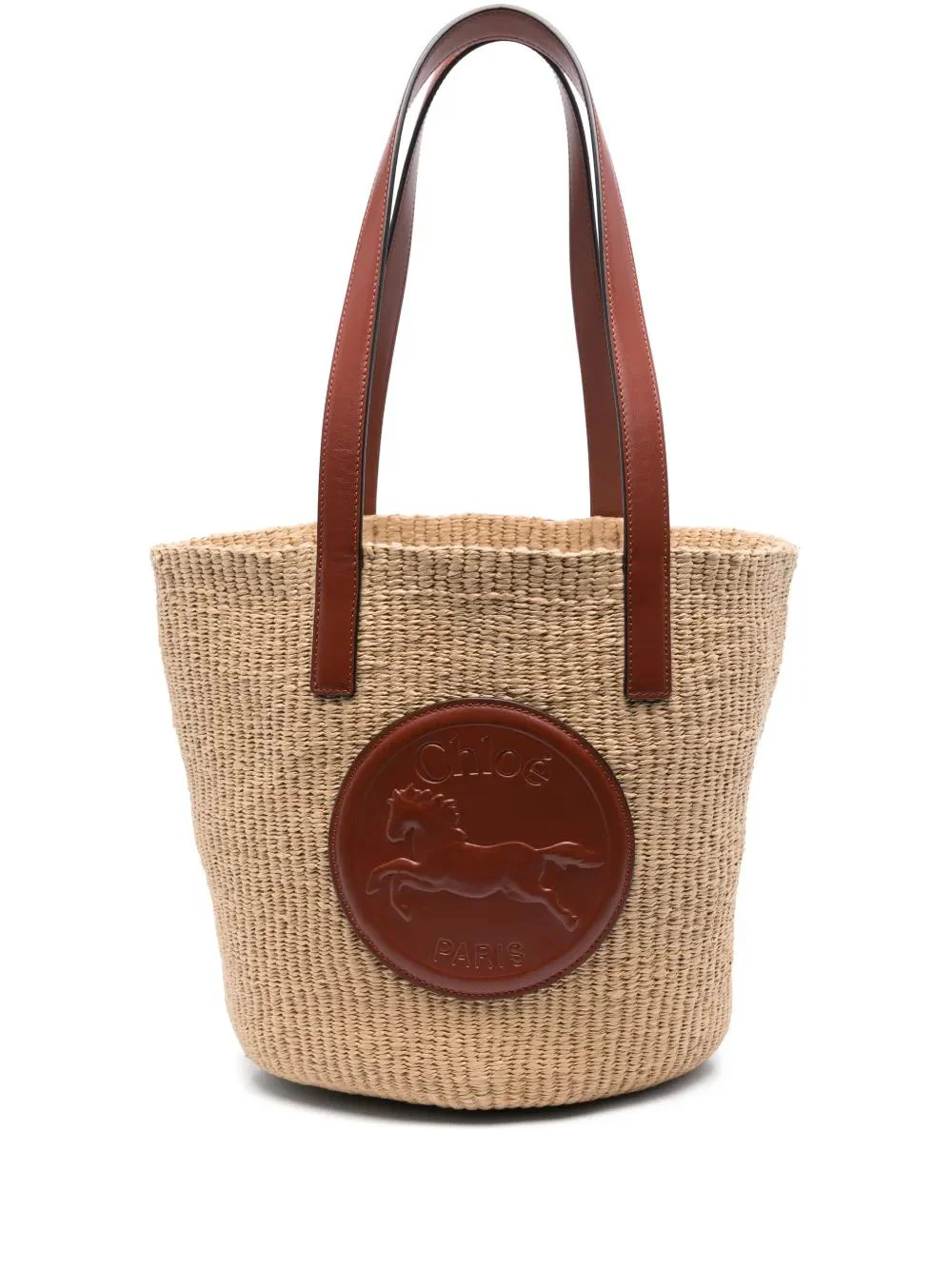 CHLOÉ Spin Tote Bag in Grained Leather - Image 6