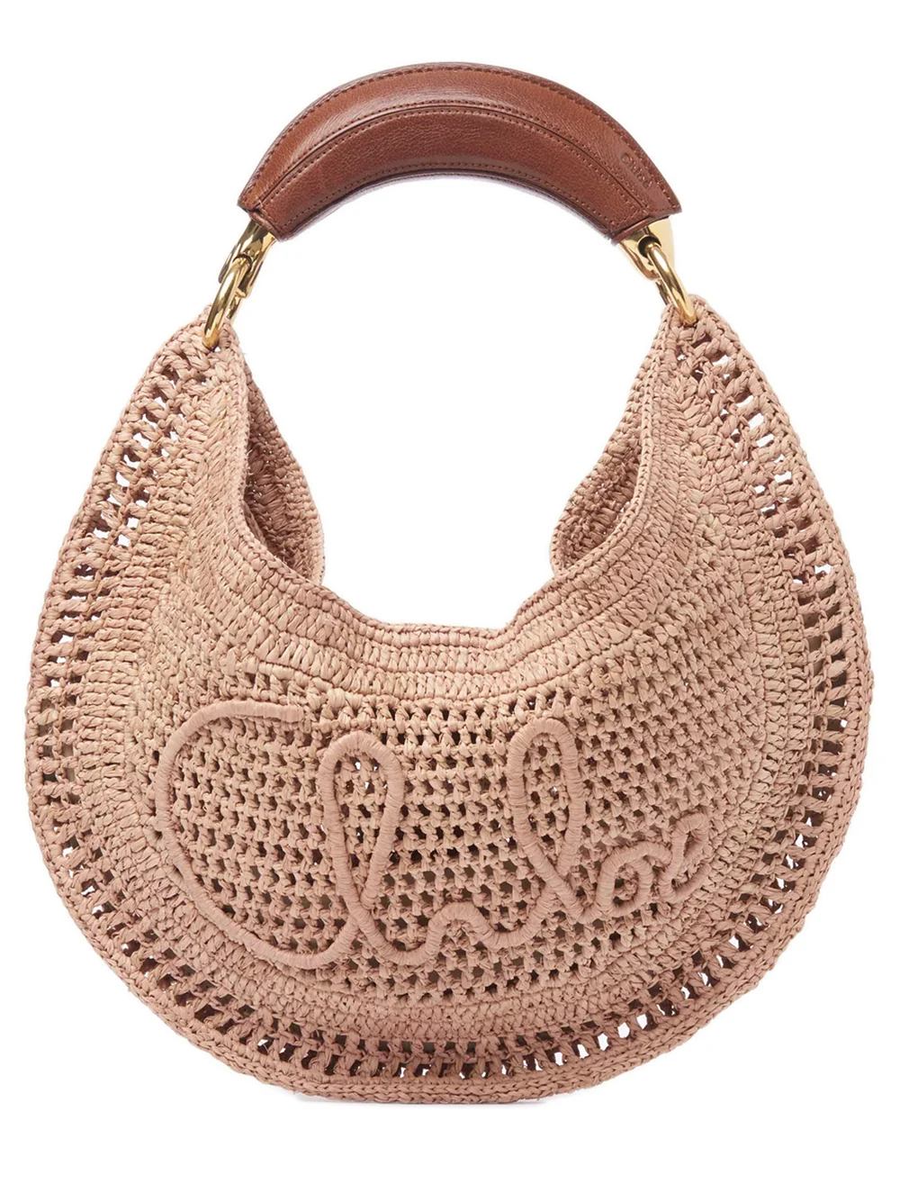 Chloé Summer Hobo Handbag with Internal Pocket - Dimensions: L 36 x H 21.5 cm