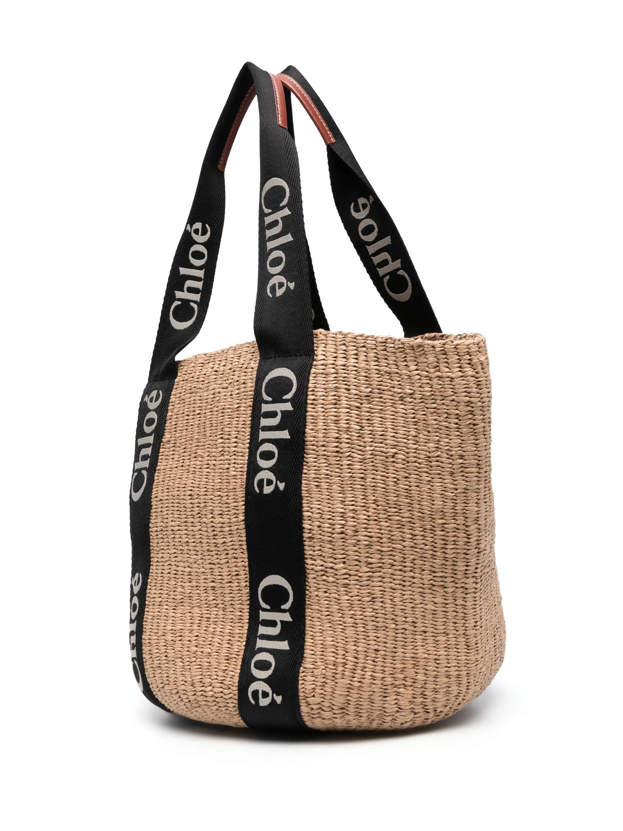 Chloé TheRGE Logo-Strap Mini Tote Handbag - Image 3