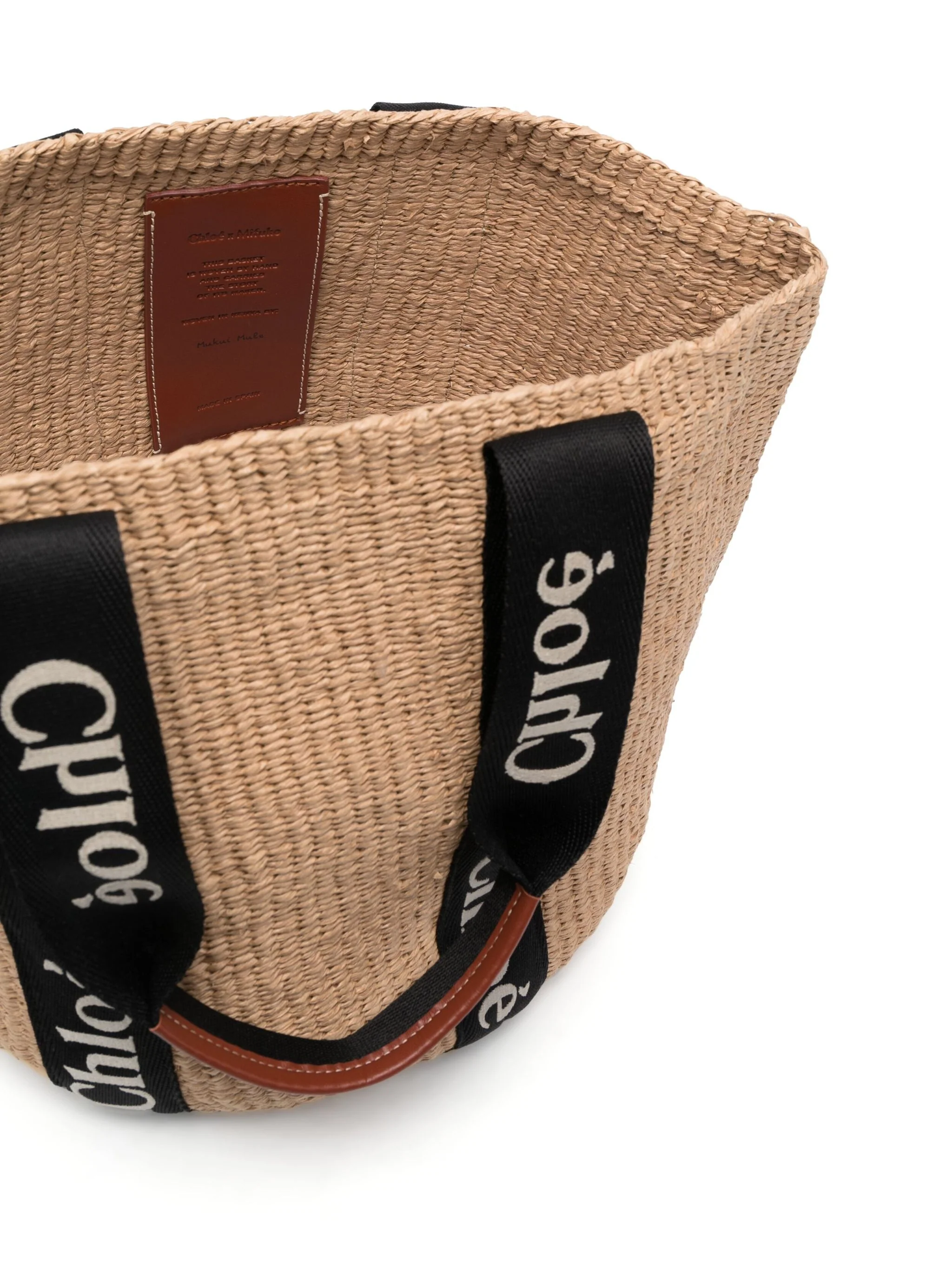 Chloé TheRGE Logo-Strap Mini Tote Handbag - Image 5