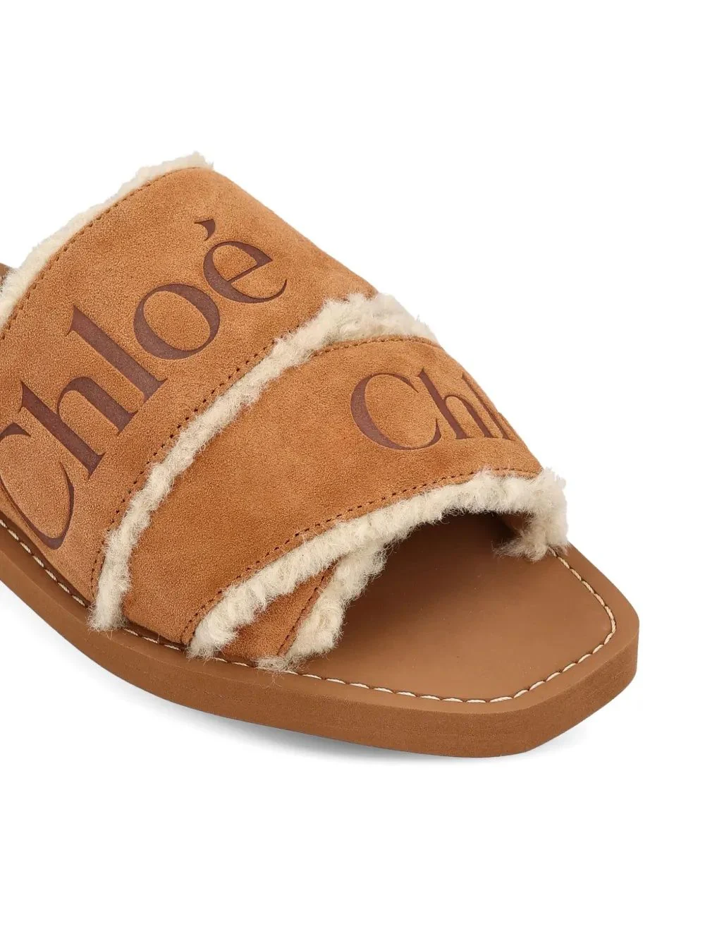 Chloé Women’s Mini Woodand Sliofs Sandals - Image 3
