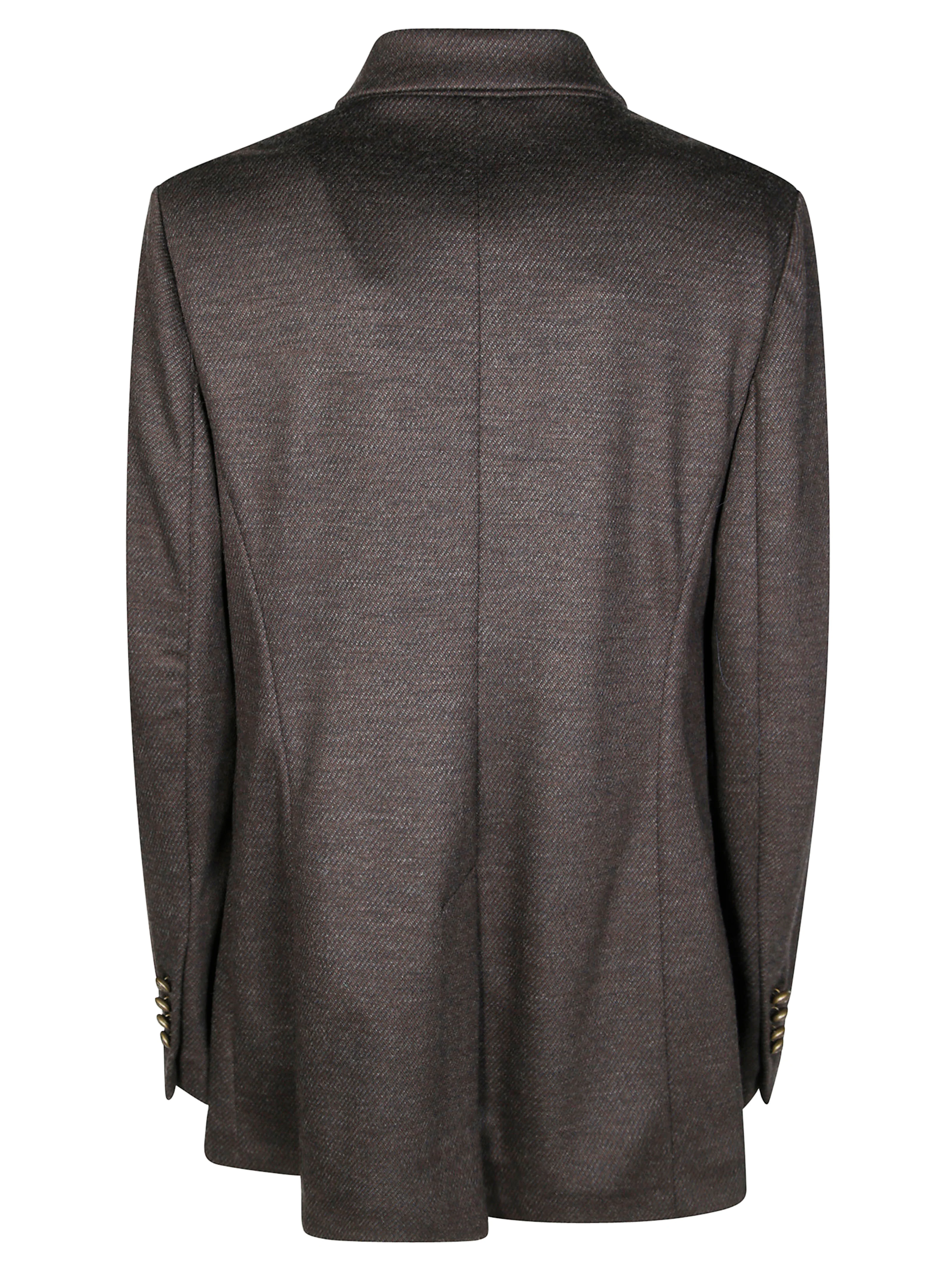 Circolo Double-Breasted Wool Jacket for Women - Image 2