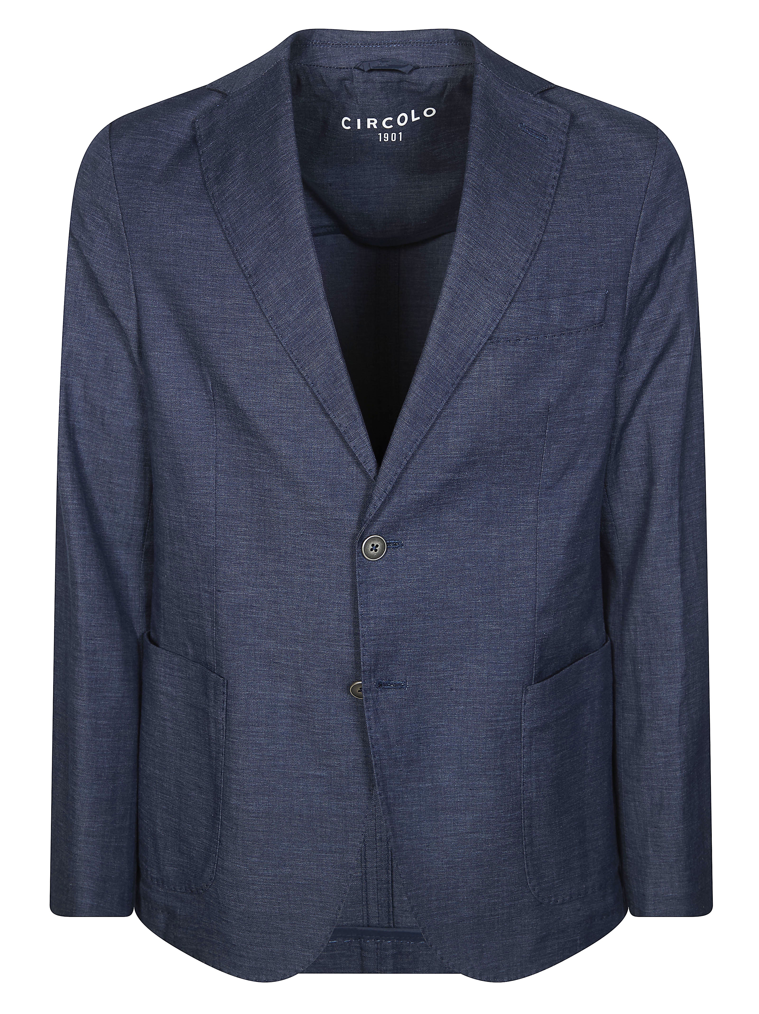 Circolo Man Cotton-Linen Blazer