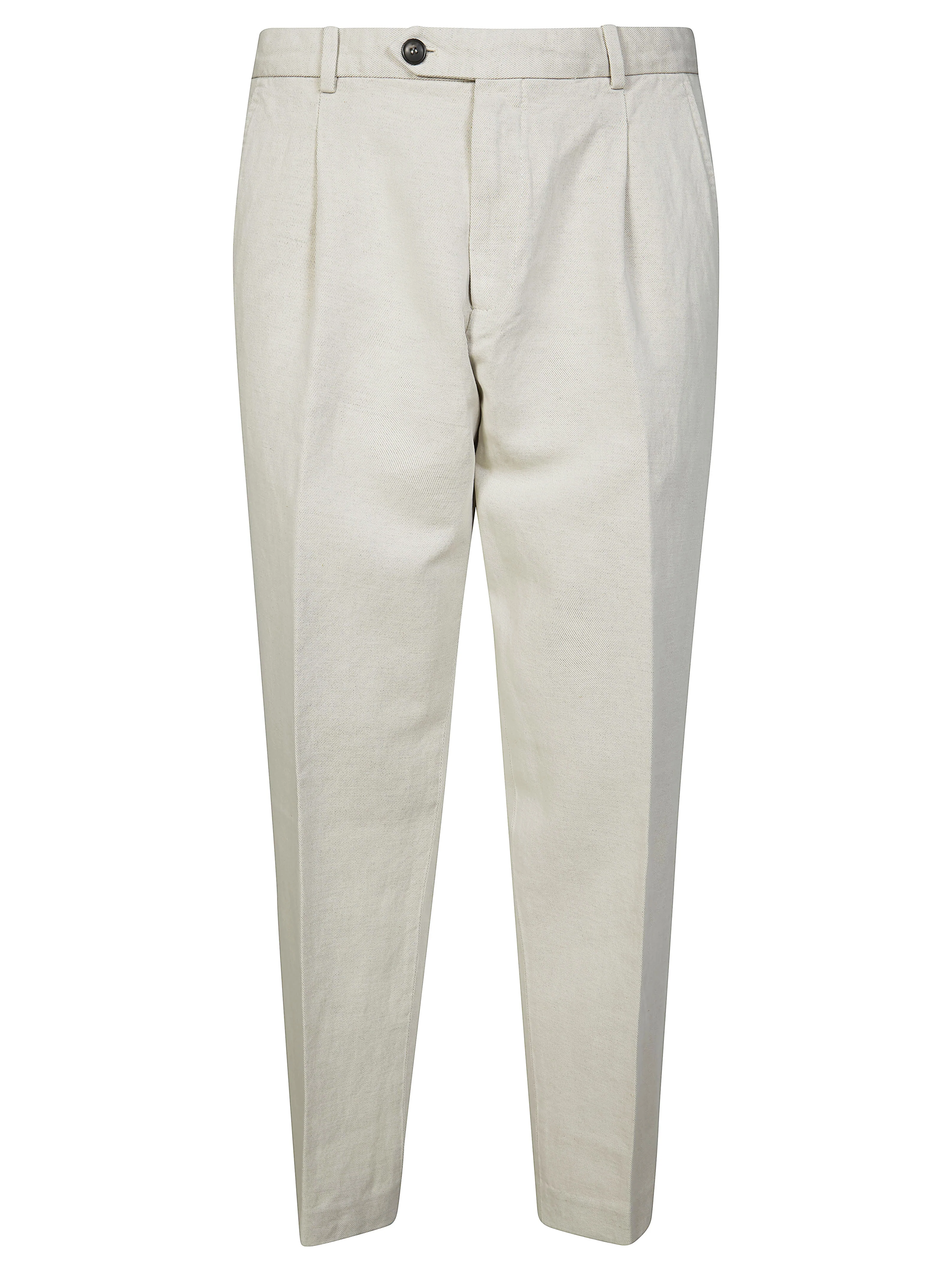 Circolo Men's Easy-Wear Trousers with Pinches
