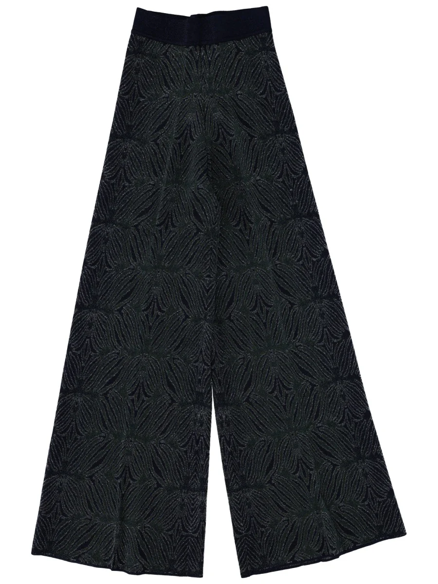 CIRCUS HOTEL Floral Wide-leg Trousers