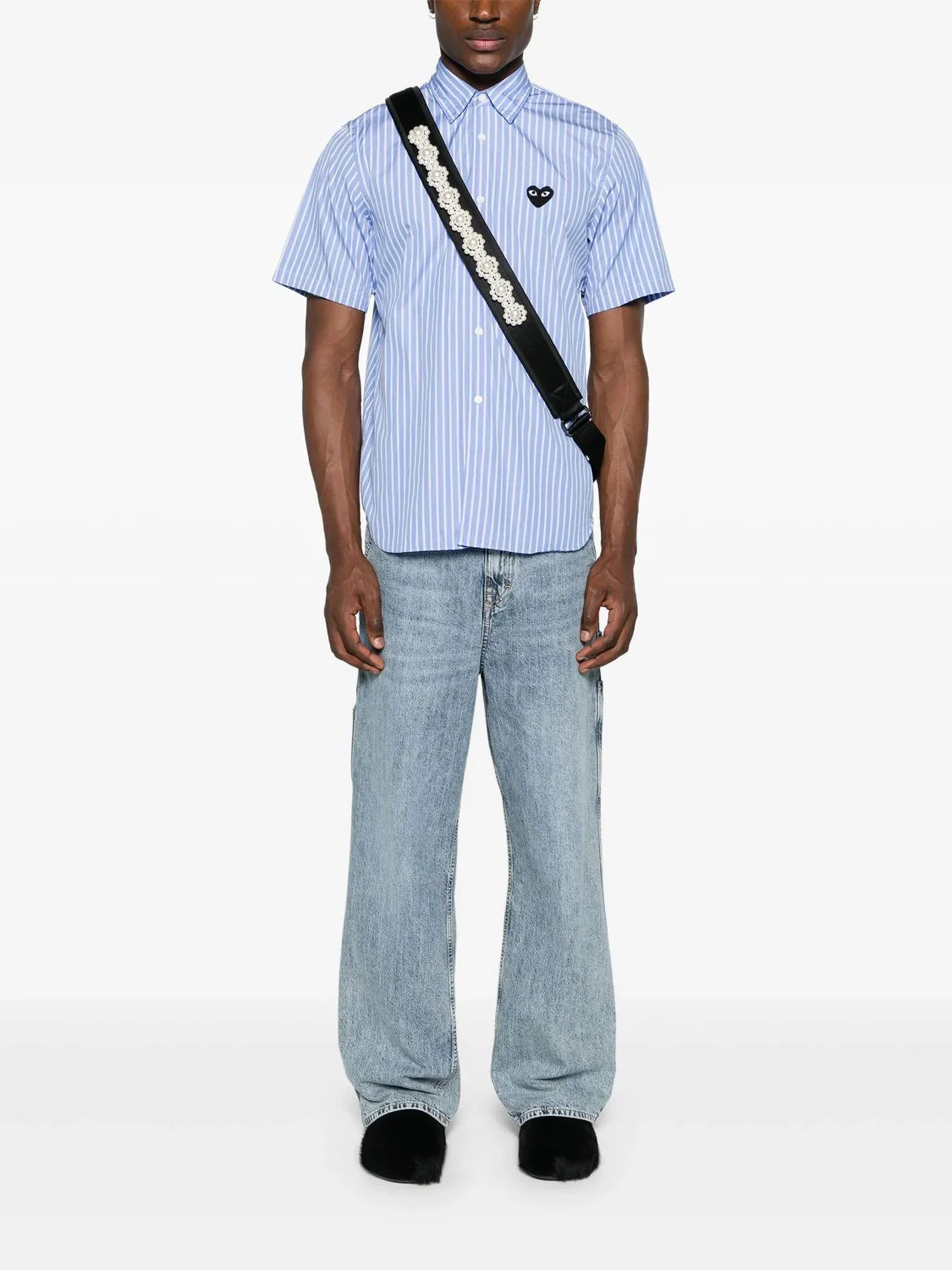Comme Des Garçons Play Emblem T-Shirt for Men - SS26 Collection - Image 5
