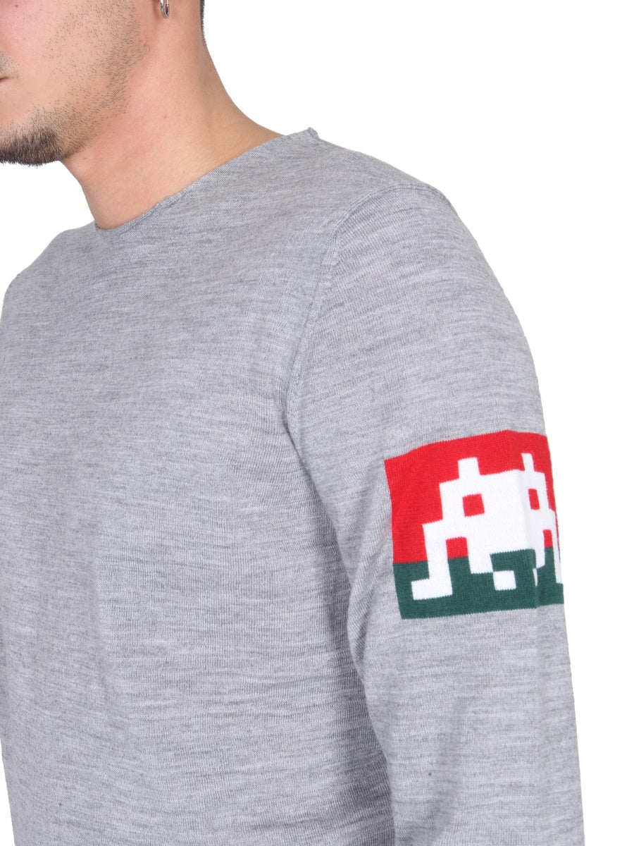 COMME DES GARCONS SHIRT Invader Graphic Knit - Image 4