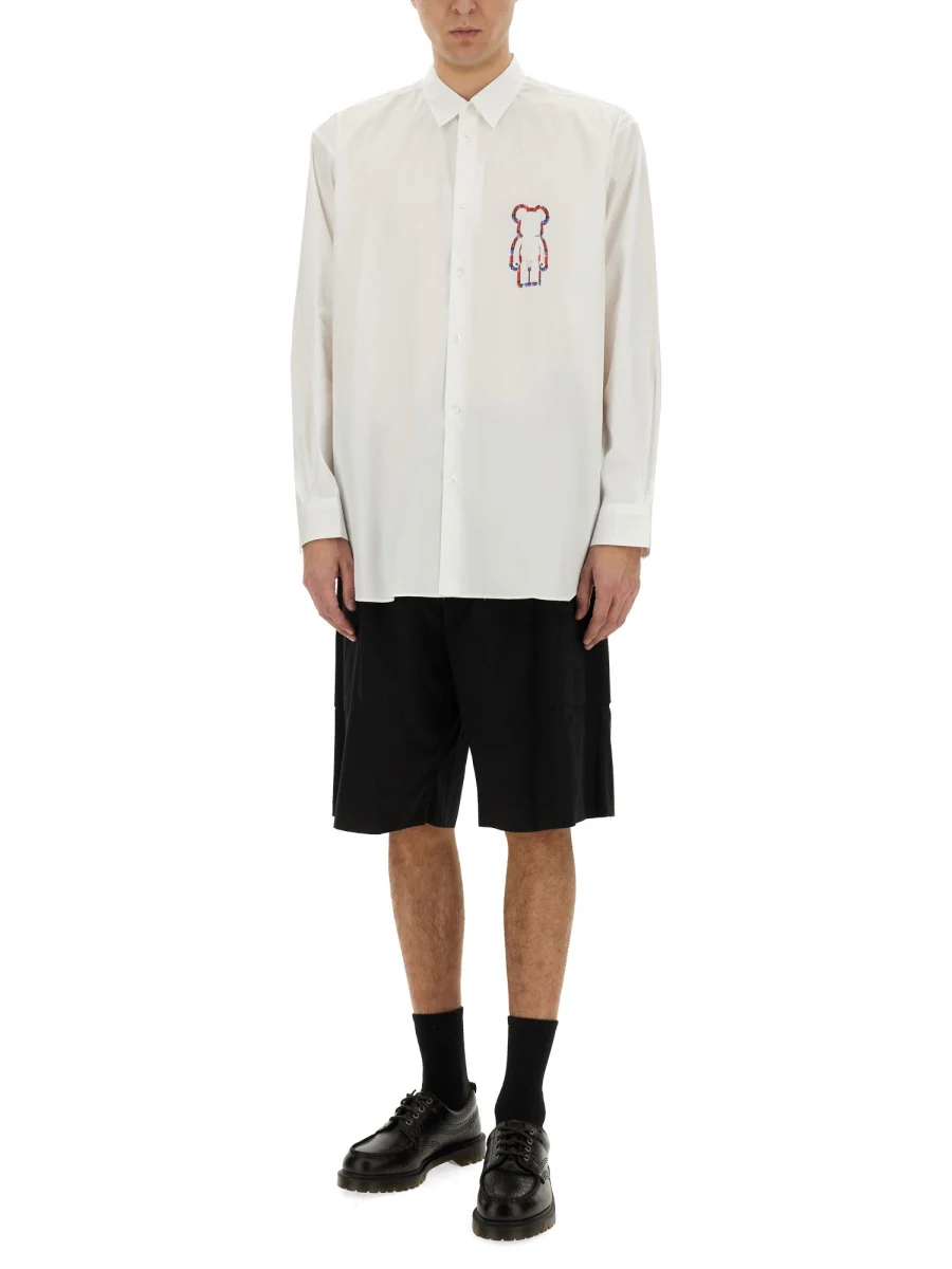 COMME DES GARCONS SHIRT Patch-detail Shirt - Image 2