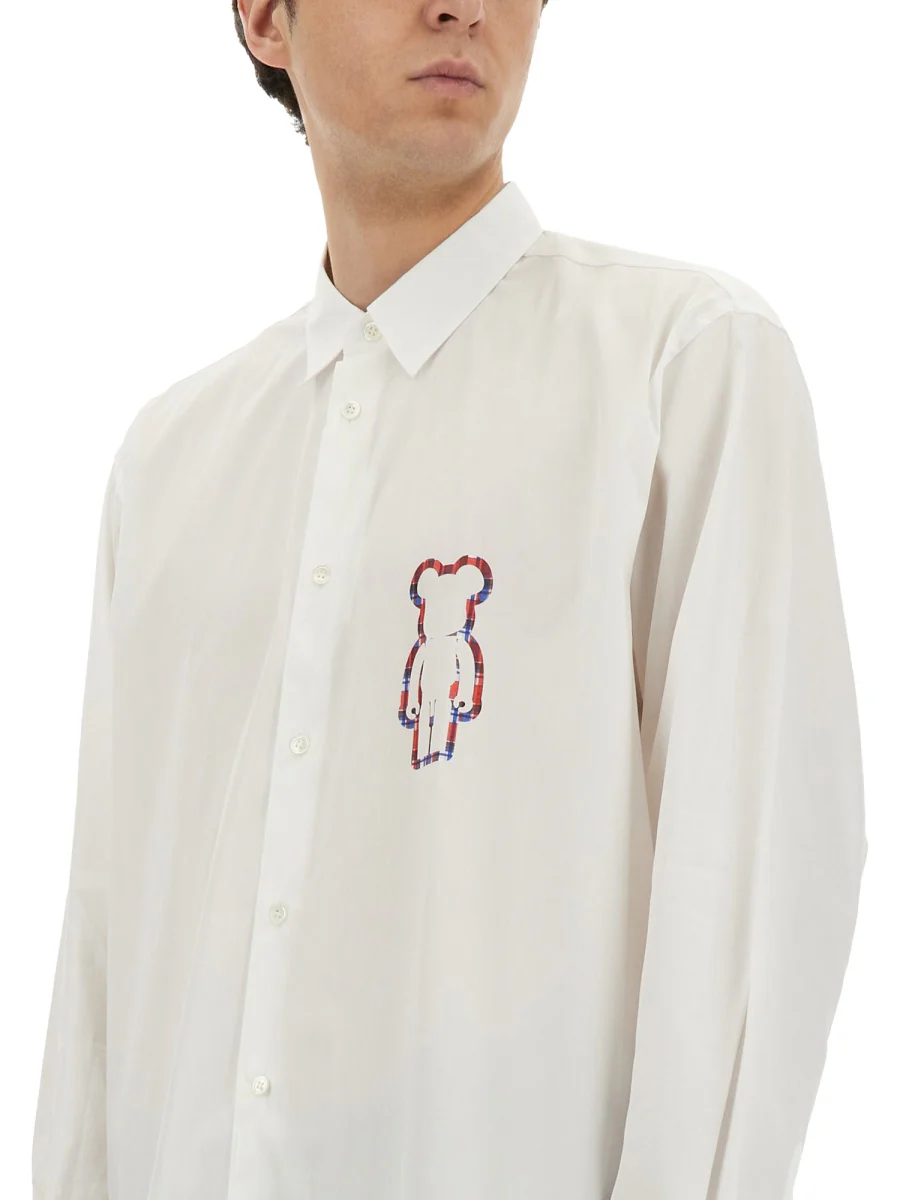 COMME DES GARCONS SHIRT Patch-detail Shirt - Image 4