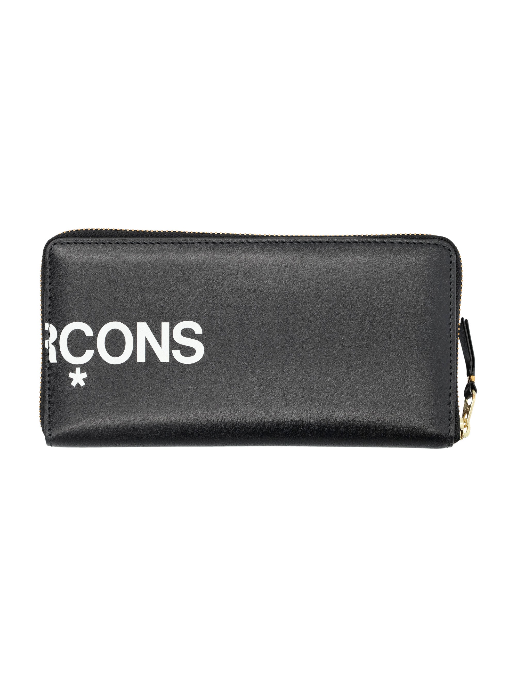 Comme Des Garcons Wallet Leather Logo Horizontal All-Around Zip Wallet (10.5 x 20 cm) - Image 2
