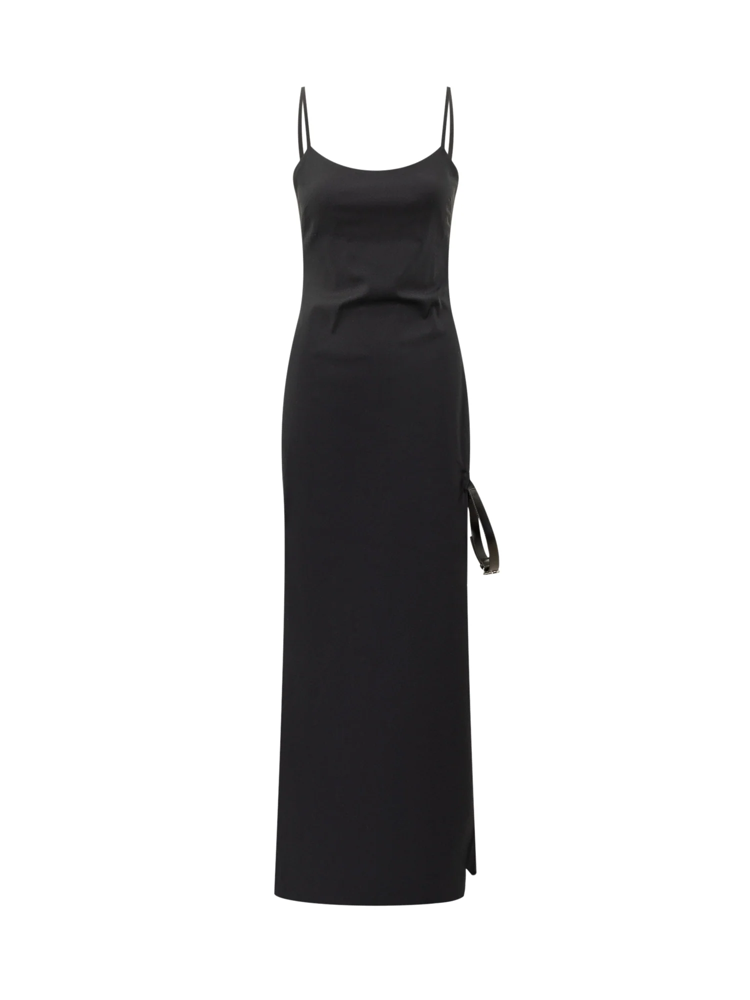 Coperni Tailored Long Dress with Subtle Stripes