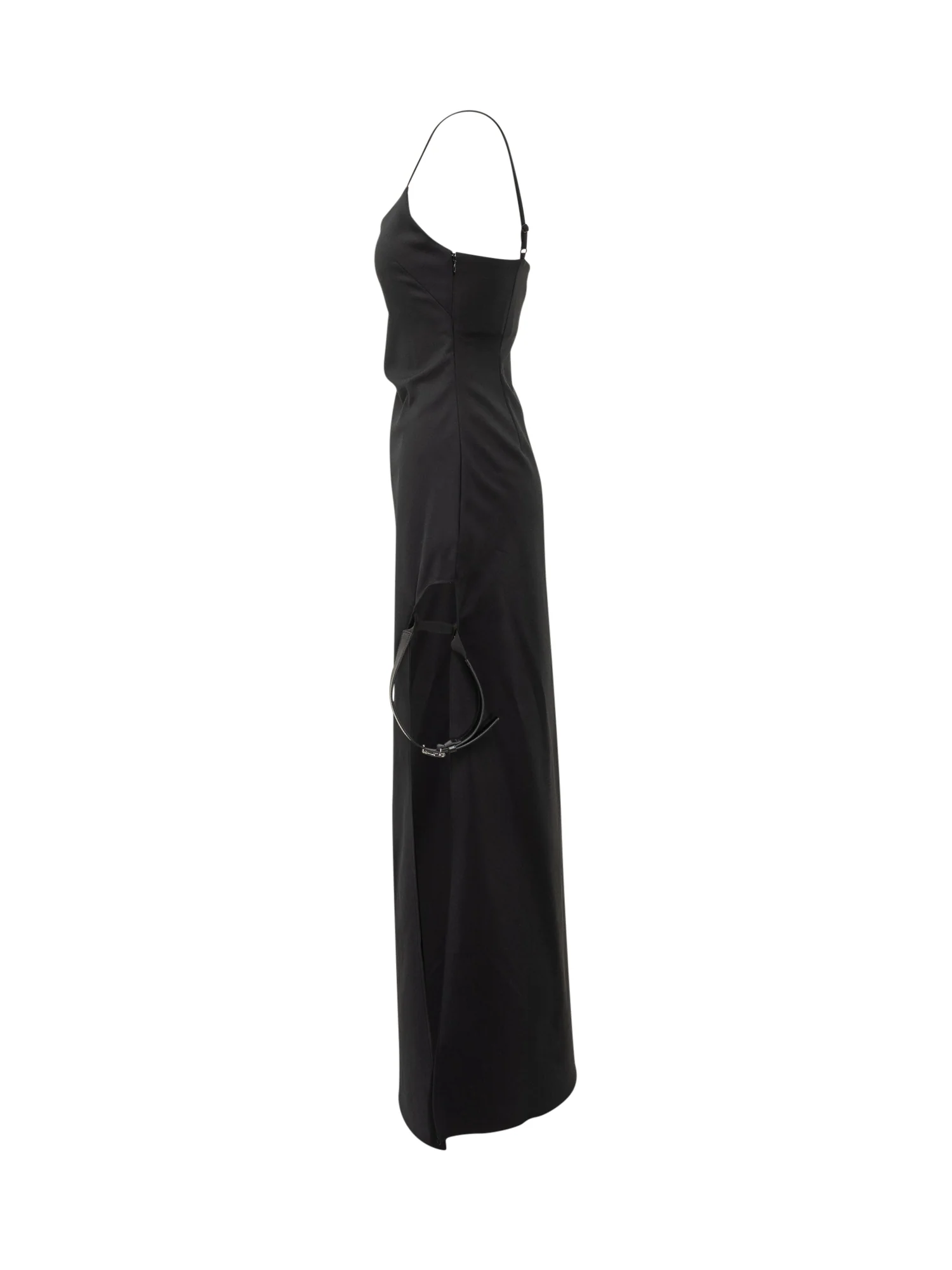 Coperni Tailored Long Dress with Subtle Stripes - Image 3
