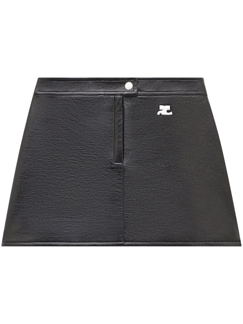 Courreges COURREGÈS Reedition Vinyl Mini Skirt - Image 5