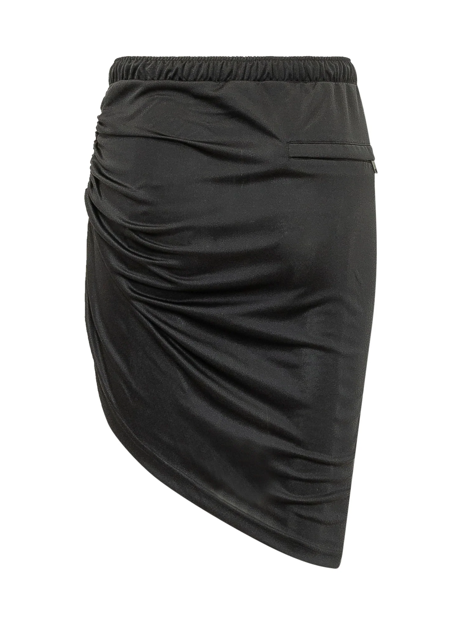 Courreges Draped Mini Skirt with Elegant Waist Detail - Image 2