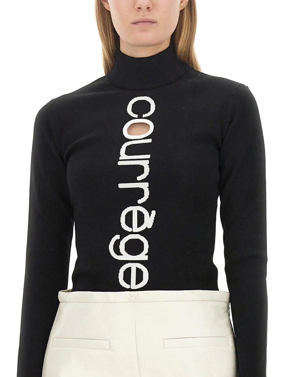 COURREGES FITTED T-SHIRT - Image 3