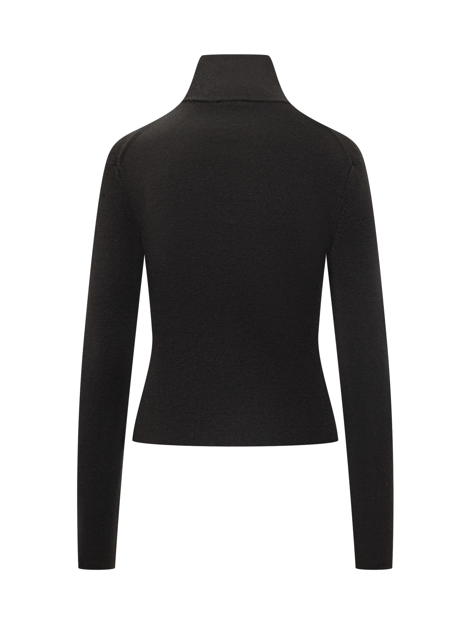 Courreges High Neck Merino Wool Sweater - Image 2