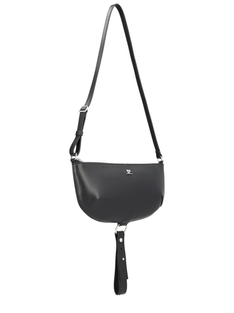 COURREGES HOLY ECLIPSE LEATHER BAG - Image 2