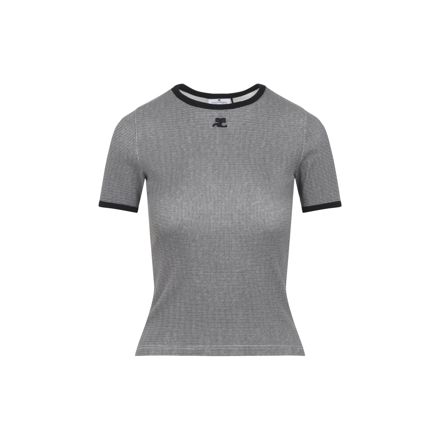 Courreges Houndstooth T-shirt - Image 6