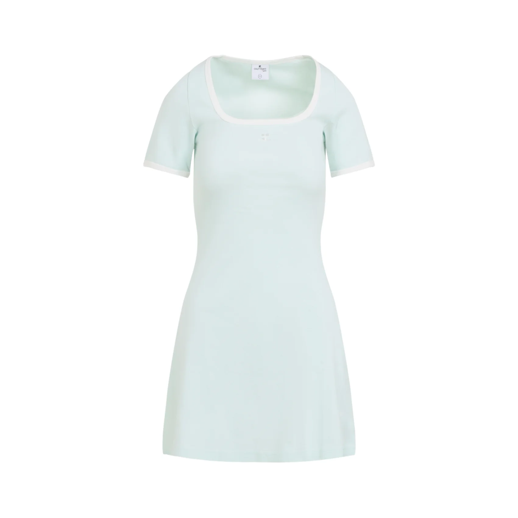 Courreges Mini Contrast Dress - Image 2
