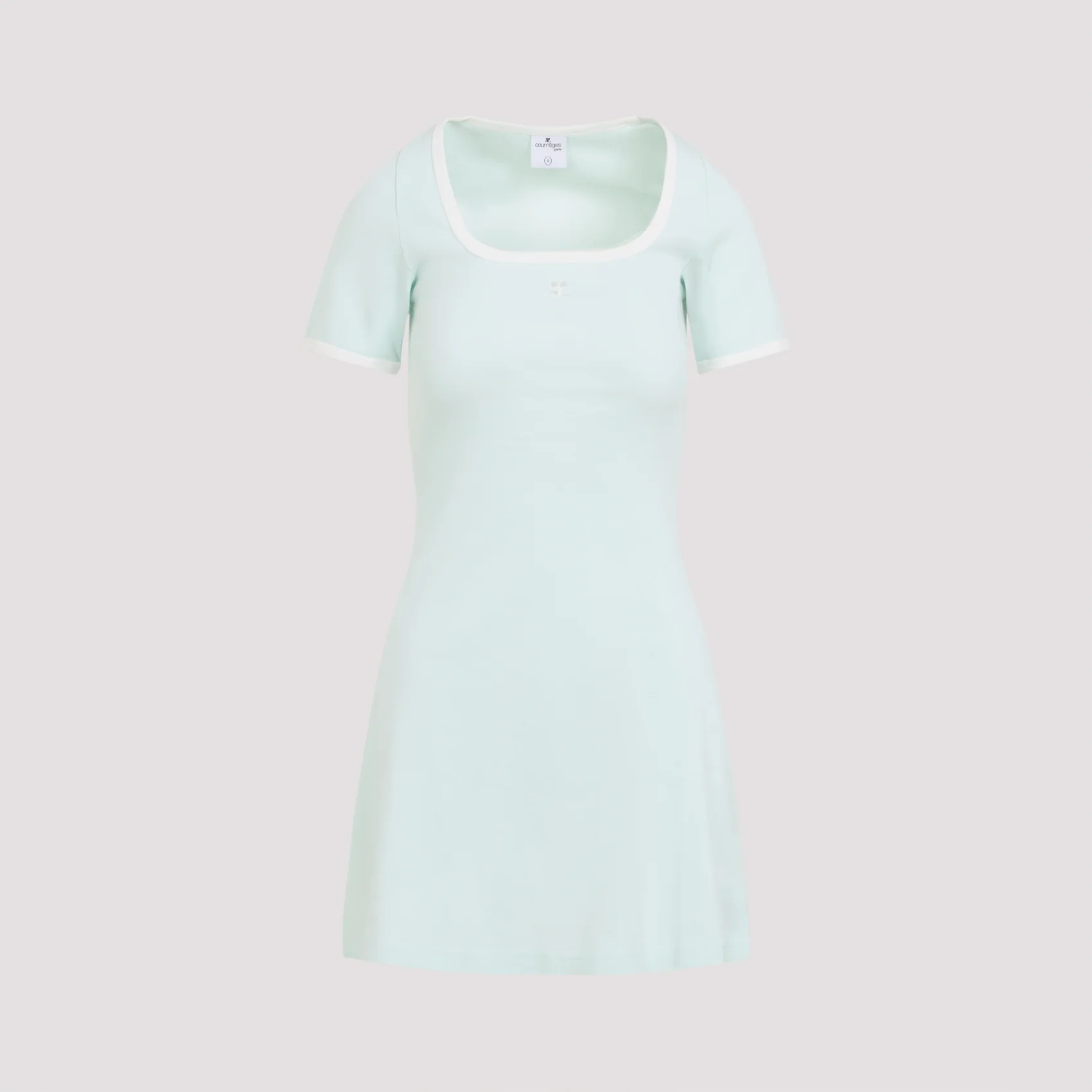 Courreges Mini Contrast Dress - Image 7