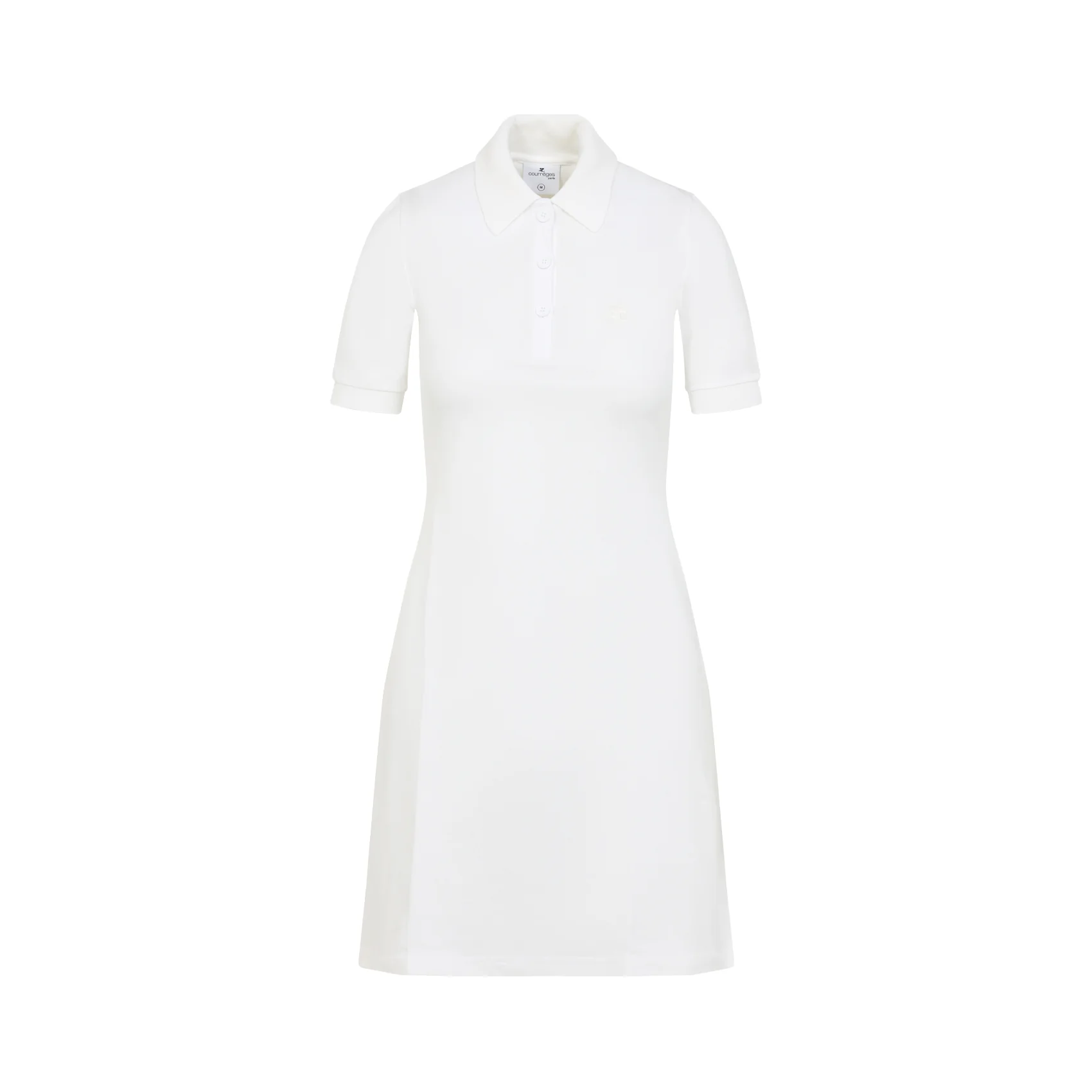 Courrèges Mini Piqué Polo Dress - Image 2