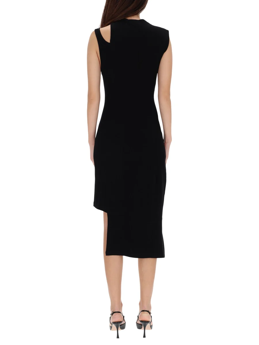 COURREGES Oblique Square Rib Dress - Image 2