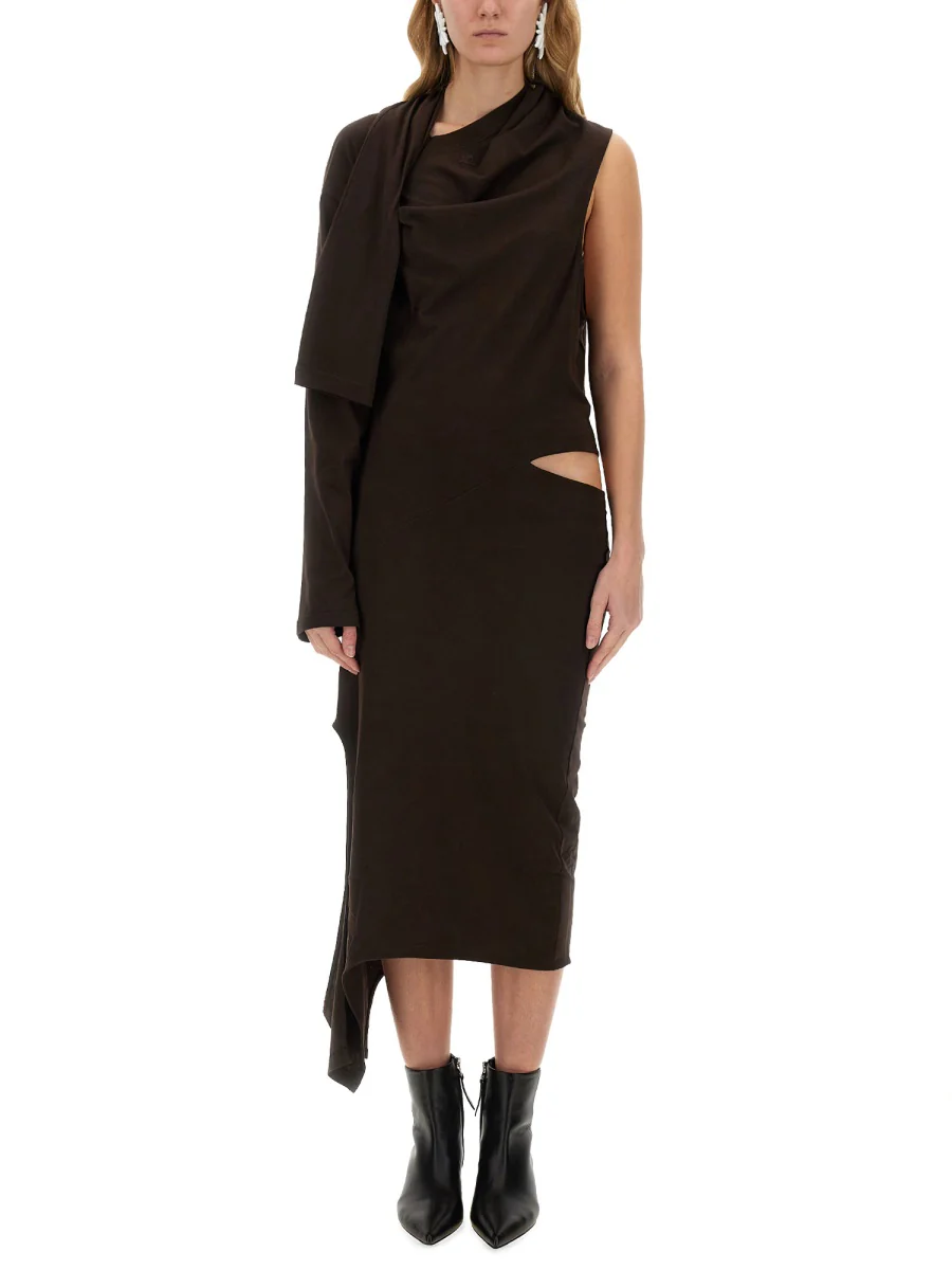 COURREGES Off Shoulder Dress