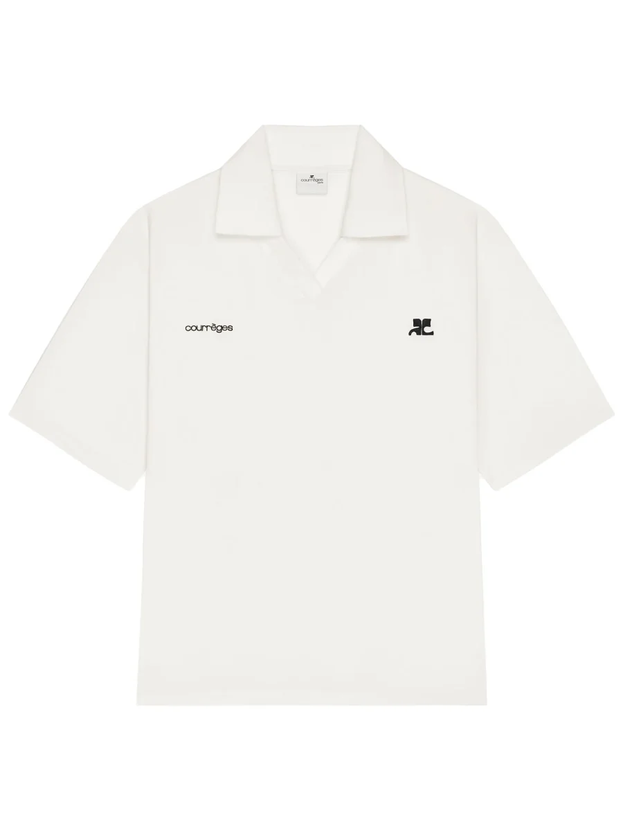COURREGES Polo with Logo
