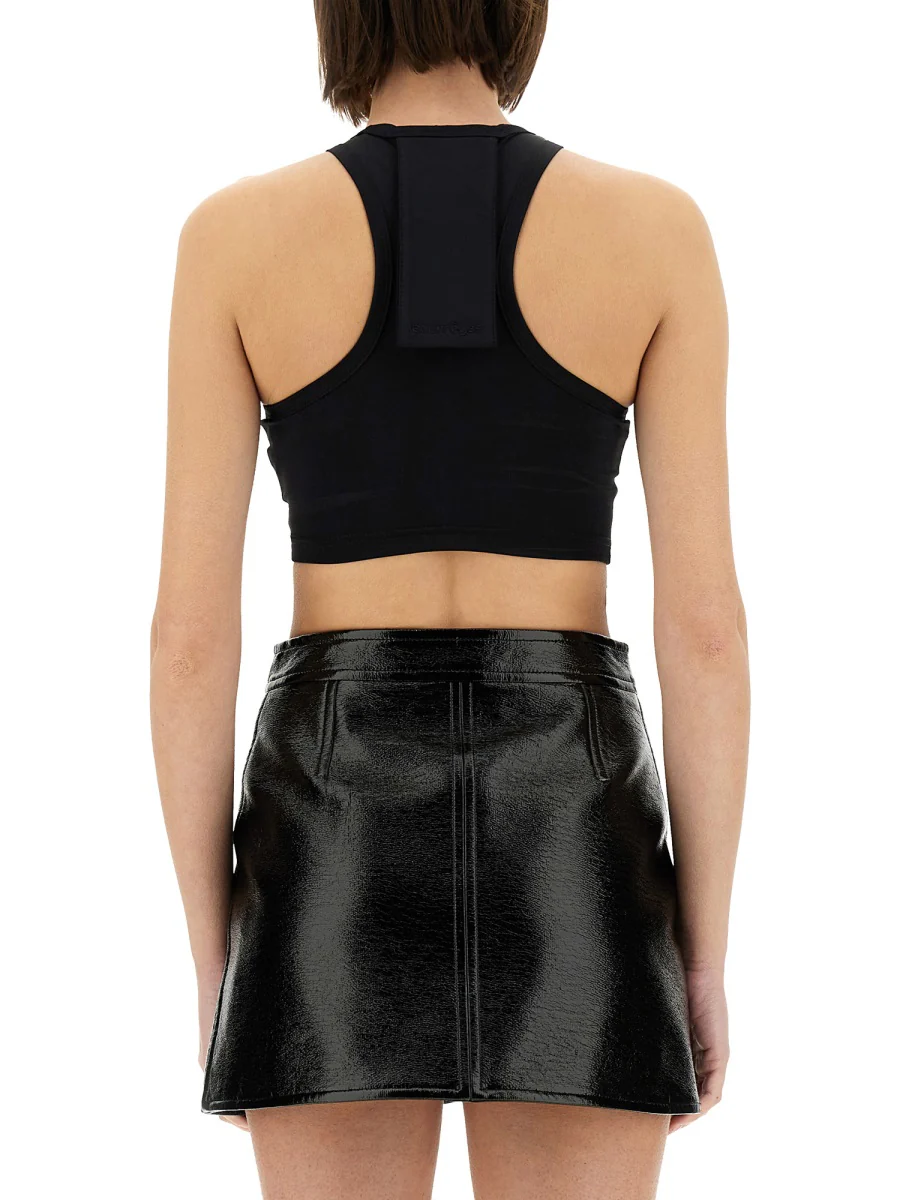 COURREGES Racerback Crop Top - Image 3