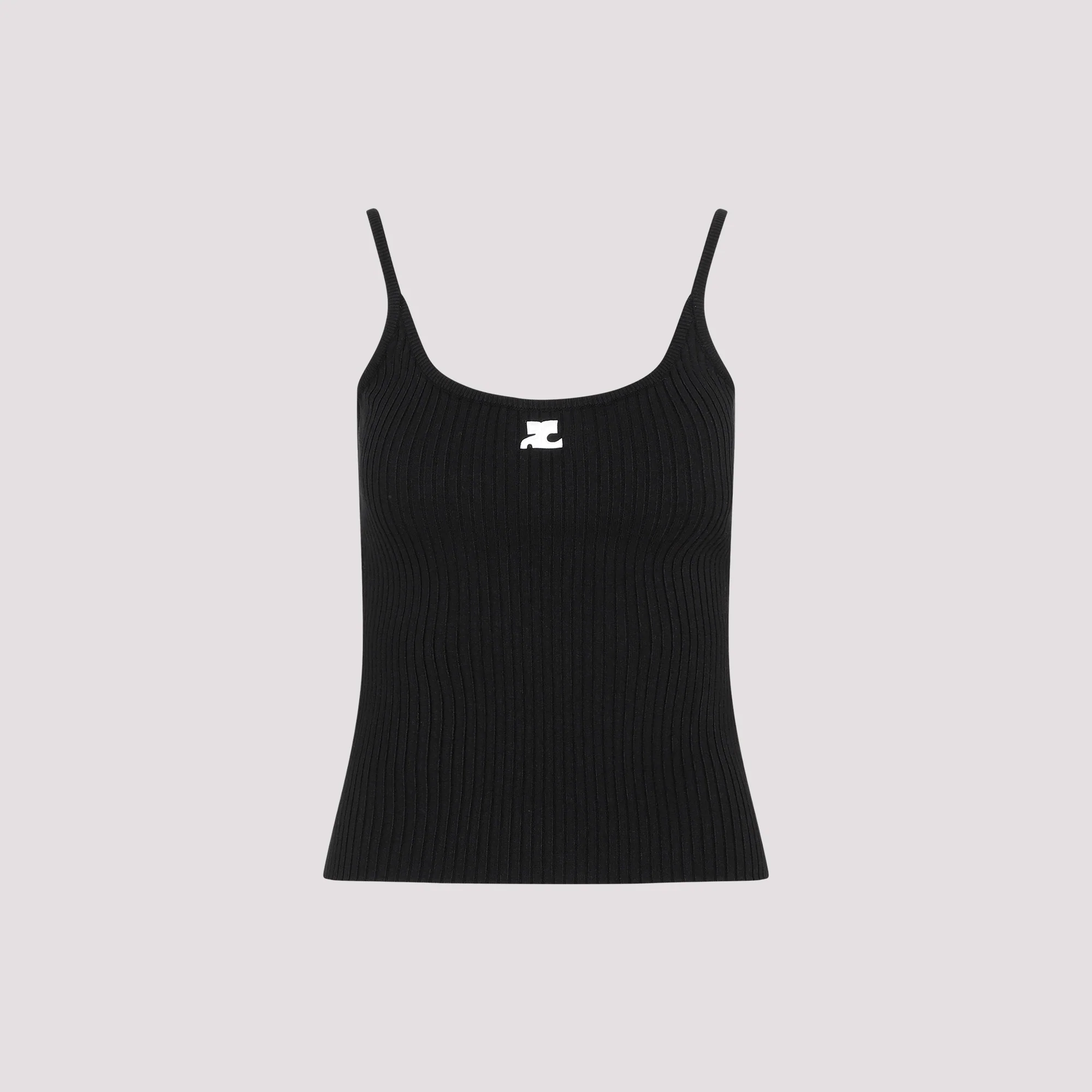 Courrèges Reedition Rib Knit Tank Top - Image 7