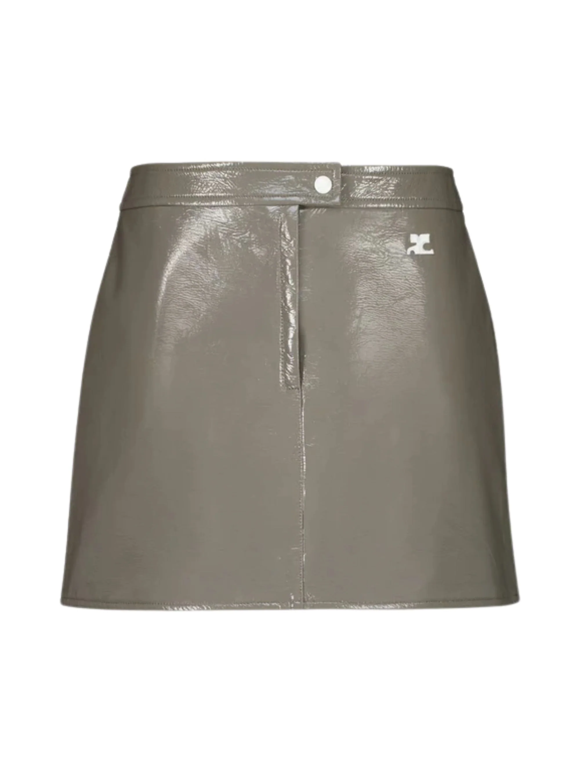 Courrèges Reedition Vinyl Miniskirt